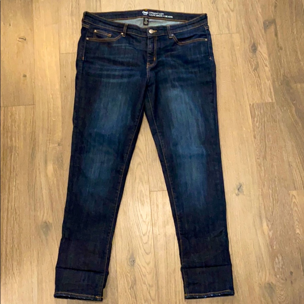 Gap Straight Cuff Jeans